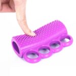 Dispositivo de agarre de silicona para entrenamiento de rehabilitación de fuerza de dedo para hemiplejia, Bola de agarre de masaje para dedos de adulto - Imagen 4