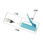 Horquilla de autoservicio plegable de acero inoxidable 304 para discapacitados y ancianos, Fork - Imagen 2