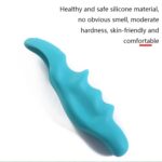 Dispositivo de fascia de masaje de relajación muscular masajeador de pulgar de silicona, Thumb Green - Imagen 4