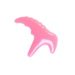 Dispositivo de fascia de masaje de relajación muscular masajeador de pulgar de silicona, Resin Pink
