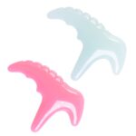 Dispositivo de fascia de masaje de relajación muscular masajeador de pulgar de silicona, Resin Pink - Imagen 2