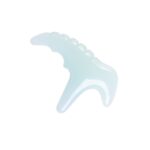 Dispositivo de fascia de masaje de relajación muscular masajeador de pulgar de silicona, Resin Jade