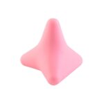 Dispositivo de fascia de masaje de relajación muscular masajeador de pulgar de silicona, Quadratic Pink