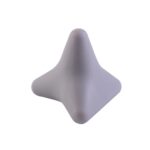 Dispositivo de fascia de masaje de relajación muscular masajeador de pulgar de silicona, Quadratic Gray