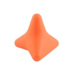 Dispositivo de fascia de masaje de relajación muscular masajeador de pulgar de silicona, Quadratic Orange