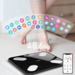 Báscula inteligente de salud con medición de grasa corporal en el hogar con báscula de peso Bluetooth, Charge Model - Imagen 4
