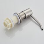 Dispensador de jabón para fregadero de acero inoxidable 304, extensión de cabezal de bomba, tubo de silicona, dispensador de jabón para limpieza y lavado de manos para baño, 9508N-02 Pump Head - Imagen 4
