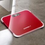 Báscula de peso de precisión para el hogar AOHANG7, Battery Version(Red)