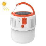 Bombilla LED solar Luz de emergencia para el hogar Lámpara móvil para mercado nocturno, Estilo:, V65 8W  24 LED 2 Battery