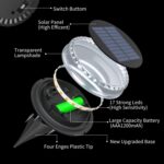 Lámpara LED enterrada subterránea A21, luz Solar para césped, luz para paisaje de jardín y patio al aire libre - Imagen 4