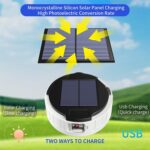 Luz de camping móvil de la luz del mercado nocturno de la luz de emergencia del hogar de 100W 37 LED, HB207, HB208 Solar Power, HB209 Solar Power With RC - Imagen 5