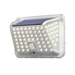 Luz solar de pared para jardín, luz solar luminosa de cuatro lados, inducción de cuerpo humano, luz impermeable para exteriores, 90 LED, 66 COB