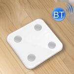 Escala electrónica elegante del peso de Bluetooth del hogar de la escala de la grasa corporal 8066, Charging Style(White)