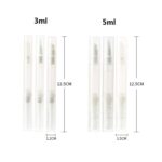 5 uds. De base líquida, muestra pequeña, pluma de recarga, botella de recarga de vacío rotativa portátil de viaje, Brush Type/3ml - Imagen 5