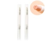 5 uds. De base líquida, muestra pequeña, pluma de recarga, botella de recarga de vacío rotativa portátil de viaje, Flocking Type/3ml