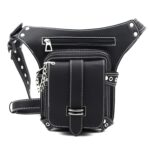 HG051 Steampunk Riñonera retro Bolsa de mensajero de un solo hombro para exteriores