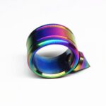 Anillo de autodefensa de acero inoxidable, herramienta de protección personal EDC para exteriores, 2 uds. - Imagen 3