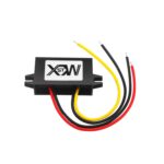 XWST Módulo de alimentación reductor para vehículo convertidor de CC de 12/24 V a 5 V, especificación:, 12V To 5V 1A Small Rubber Shell