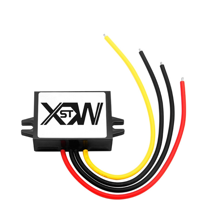 TBD0572132504.jpg XWST Módulo de alimentación reductor para vehículo convertidor de CC de 12/24 V a 5 V, especificación:, 12/24V To 5V 8A Medium Rubber Shell - Imagen 1
