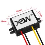 XWST Módulo de alimentación reductor para vehículo convertidor de CC de 12/24 V a 5 V, especificación:, 12/24V To 5V 10A Medium Rubber Shell - Imagen 2