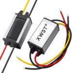 XWST Módulo de alimentación reductor para vehículo convertidor de CC de 12/24 V a 5 V, especificación:, 12V To 5V 6A Small Aluminum Shell - Imagen 3