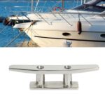 Bolardo de amarre siamés de acero inoxidable 316 para yate marino, 4 inch