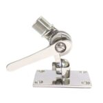 Soporte de base de antena ajustable VHF marino de acero inoxidable 316 para barco, 92mm