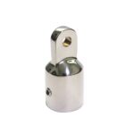 Accesorios de toldo de yate RV de acero inoxidable 316 con tapa deslizante de seda superior única ordinaria, 32mm