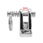 Anillo de clavija de asiento tipo montaña Accesorios de barco de acero inoxidable 316, 60 x 18mm - Imagen 4