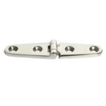 Bisagra de acero inoxidable de cuatro orificios 316 Bisagra de cojinete abierta plana, 103 x 27mm