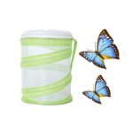 Jaula de alimentación pequeña para insectos de mariposa plegable de 2 uds., Insect Cage