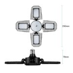 Lámpara de planta LED Luz de relleno de espectro completo Lámpara de crecimiento de planta floral, 150W - Imagen 2