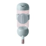 Bebedero para mascotas Tipo colgante Taza de agua para mascotas, 500ml (Light Green)