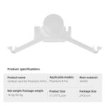 Cubierta de protección del soporte de bloqueo de hebilla de bloqueo de cardán de cámara para DJI Phantom 4 Pro - Imagen 3