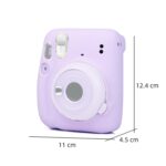Funda protectora de silicona color gelatina para cámara para Fujifilm Instax mini 11, Jelly Color Pink - Imagen 3