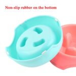 5 PCS Pet Bowl Cat Bowl Feeder Anti-Asfixia Slow Food Bowl Thicked Dog Bowl, L 21.5 x 22 x 7.5cm - Imagen 4