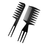 10 unids/set peine plano de plástico para peluquería - Imagen 5