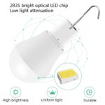 Bombilla solar LED USB Bombilla de luz de emergencia portátil para exteriores Iluminación para acampar - Imagen 3