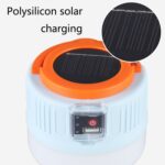 Luz solar para acampar Luz de bombilla de iluminación LED para el hogar al aire libre, estilo:, 509 Charging (Blue Orange) - Imagen 4