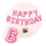 2 piezas de 16 pulgadas con letras de feliz cumpleaños, globo de película de aluminio, decoración de fiesta de cumpleaños. - Imagen 5