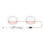 Lámpara de maquillaje LED Espejo de belleza frontal Luz de relleno Lámpara de sensación de barrido de mano, 2 Bulbs