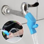 10 Uds 2 en 1 de viaje taza de enjuague bucal Simple portátil extensor de extensión de grifo de silicona dispositivo de lavado de manos para niños fregadero, Faucet Extension Extender