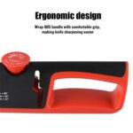 Afilador de cuchillos manual ajustable 4 en 1 Afilador de cuchillos multifuncional, 4 in 1 (Black Red) - Imagen 4