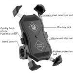 Soporte de navegación fijo para bicicleta de motocicleta soporte para teléfono móvil para llevar coche eléctrico, M11-C - Imagen 3