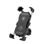 Soporte de teléfono móvil fijo de cuatro garras para montar al aire libre en motocicleta Kewig QC3.0 soporte impermeable de carga rápida, M11-B - Imagen 2