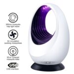 168 LED Fotocatalizador Lámpara para matar mosquitos Lámpara para atrapar mosquitos en el hogar, Mosquito Catching Lamp White - Imagen 2