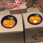 5 PCS Pegatinas de Halloween Envoltura de regalos Pegatinas de decoración de arte, 3.8cm / 1.5inch - Imagen 5