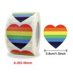 5 pegatinas de amor para el día de San Valentín, decoración de regalo, pegatinas de sellado, 3.8cm / 1.5inch - Imagen 2