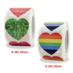 5 pegatinas de amor para el día de San Valentín, decoración de regalo, pegatinas de sellado, 3.8cm / 1.5inch - Imagen 4