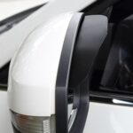 Espejo retrovisor para coche, cubierta de ceja para lluvia, espejo de Catering, protector de lluvia de aleación de aluminio, DM-104 (Black) - Imagen 2